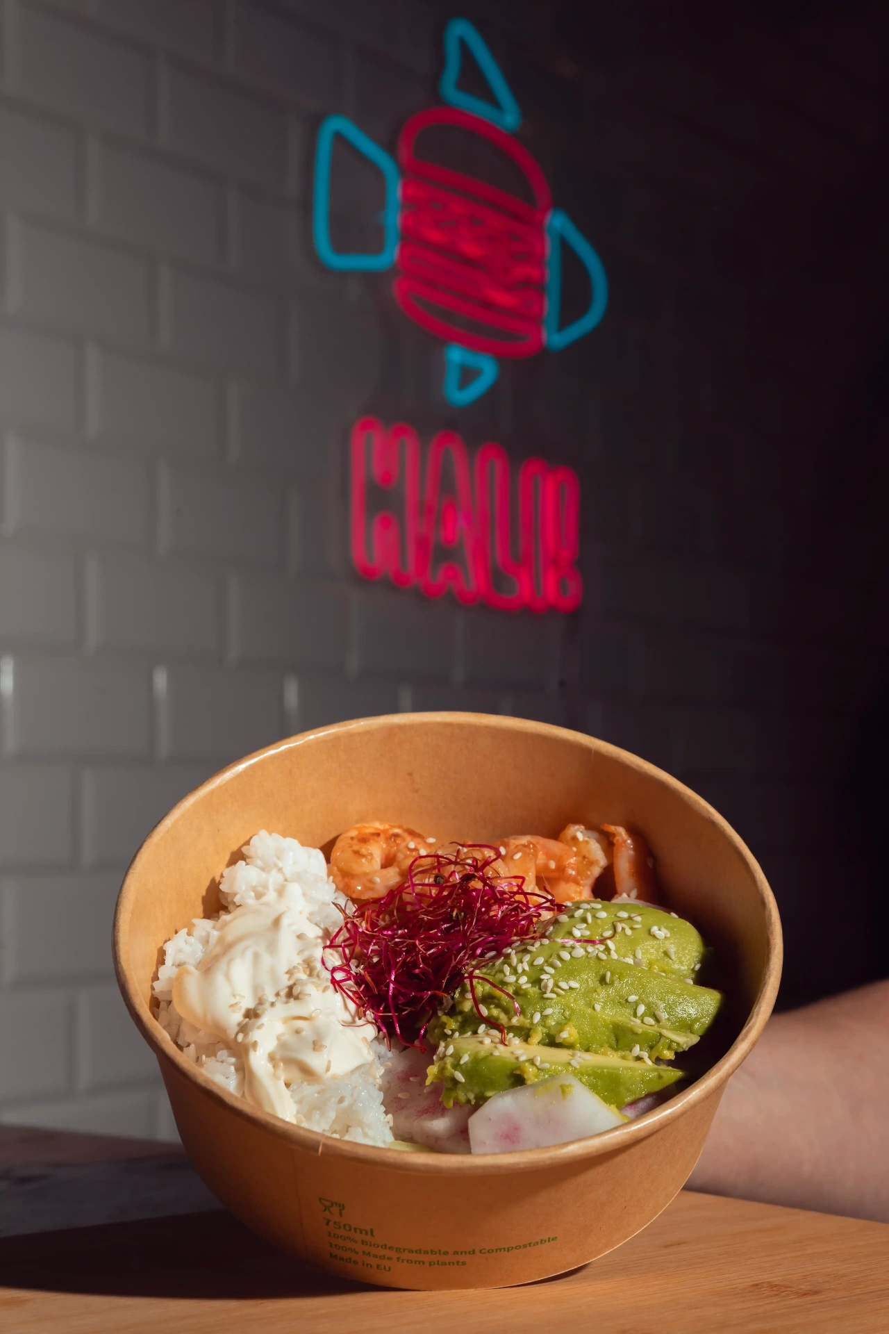 Mission: Shrimpossible – garnélás bowl